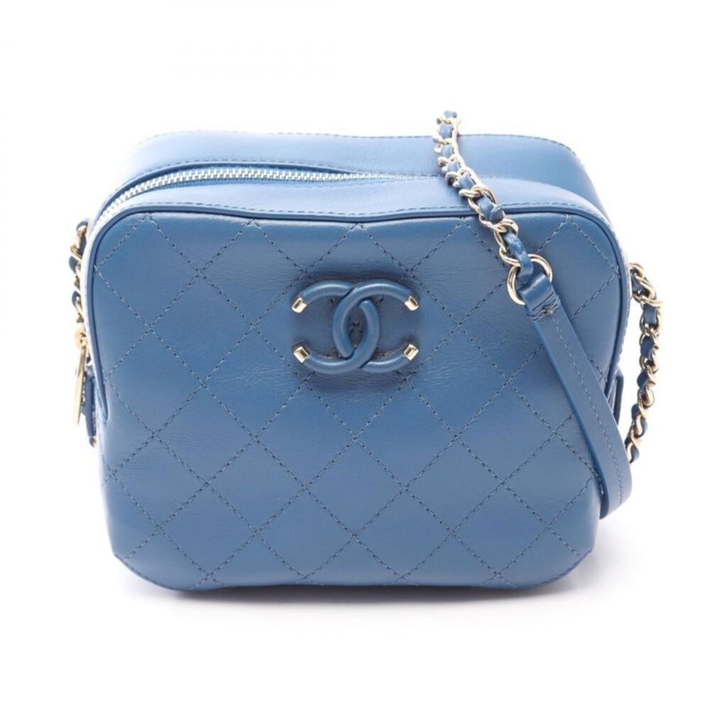 CHANEL Matelasse Small Camera Bag Leather Shoulder Bag